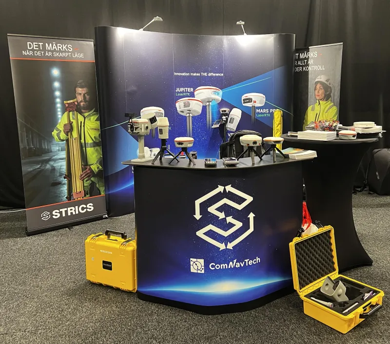ComNav Technology Europe supported STRICS Sweden, Official Dealer for Scandinavia at Geodesidagarna 2026